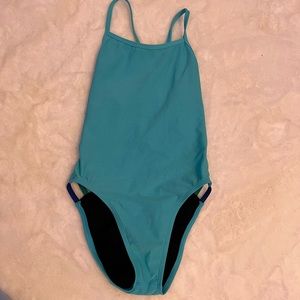 TURQUOISE JOLYN FIXED BACK ONESIE